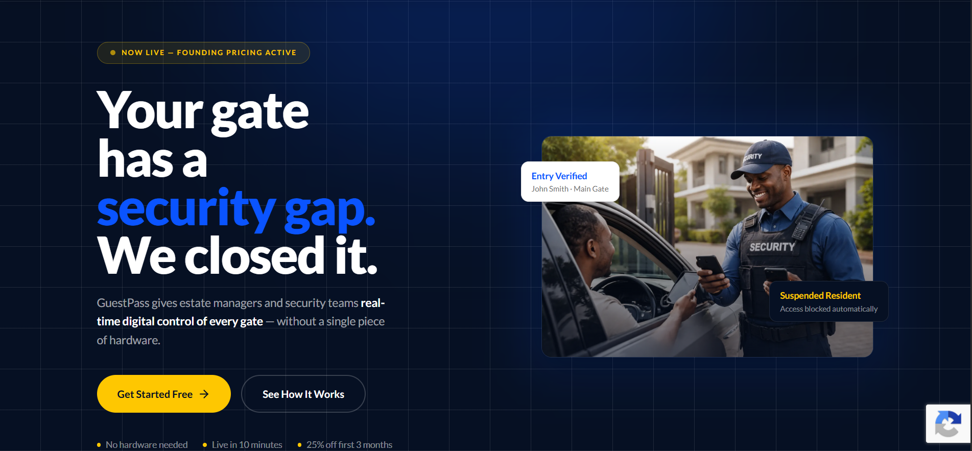 Guest-Pass interface
